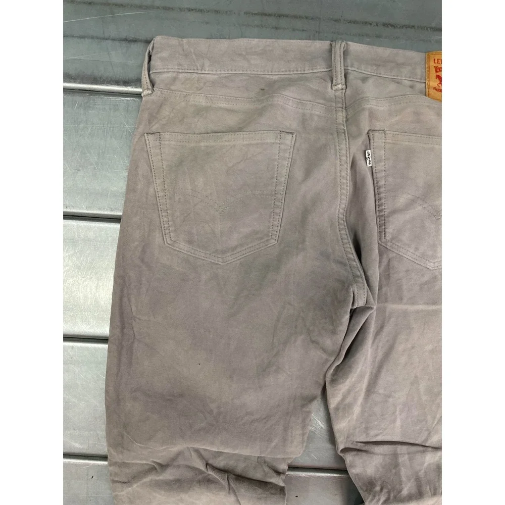 Levis 511 Jeans Pants Mens 32X32 Gray‎ Slim Straight Leg Stretch